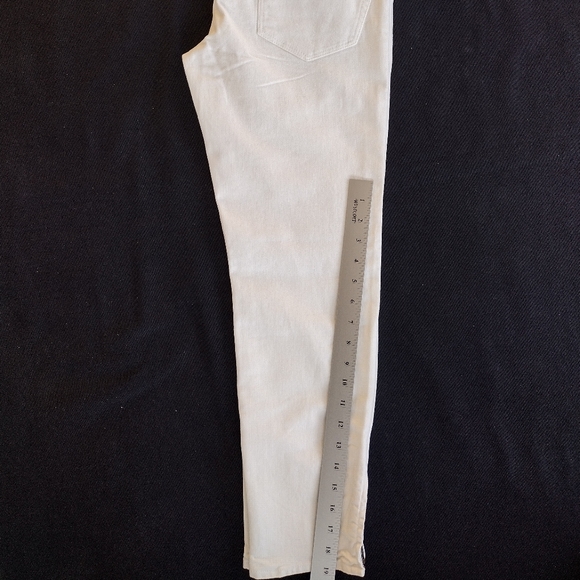 Madewell ankle zip crop white jeans size 27 - Picture 14 of 16